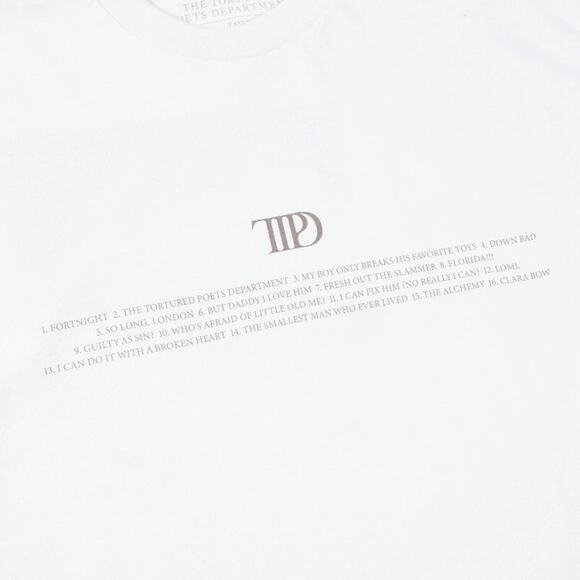 SHIPS ASAP Taylor Swift Tortured Poets Department Capital One TTPD T-Shirt LARGE - Picture 4 of 7